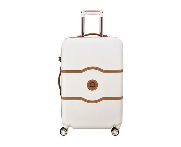 Delsey 77cm Chatelet Air 4 Double-Wheel Trolley Suitcase - Angora